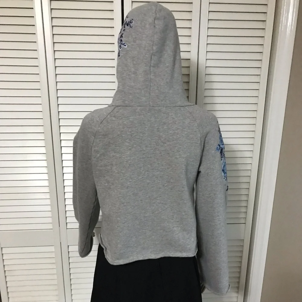 American Rag Cropped Hoodie SZ SM‎ - Picture 2 of 5